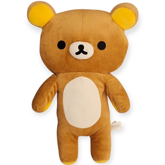 San-X Original Rilakkuma 15" Plush Bear With Back Zipper Pocket - Picture 1 of 9